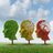 Illustration showing brain aging and memory loss due to Dementia and Alzheimer's
