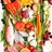 Healthy Food Assortment with Fish, Eggs, Vegetables, Fruit and Cured Meats for Healthy Diet full of Antioxidants and Vitamins.