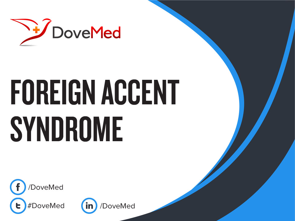 Foreign accent syndrome что это